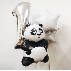 Фольгированный шар "панда"