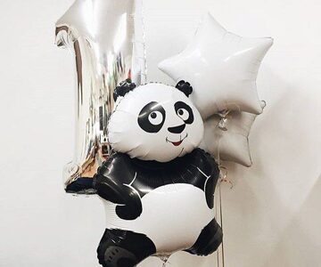 Фольгированный шар "панда"